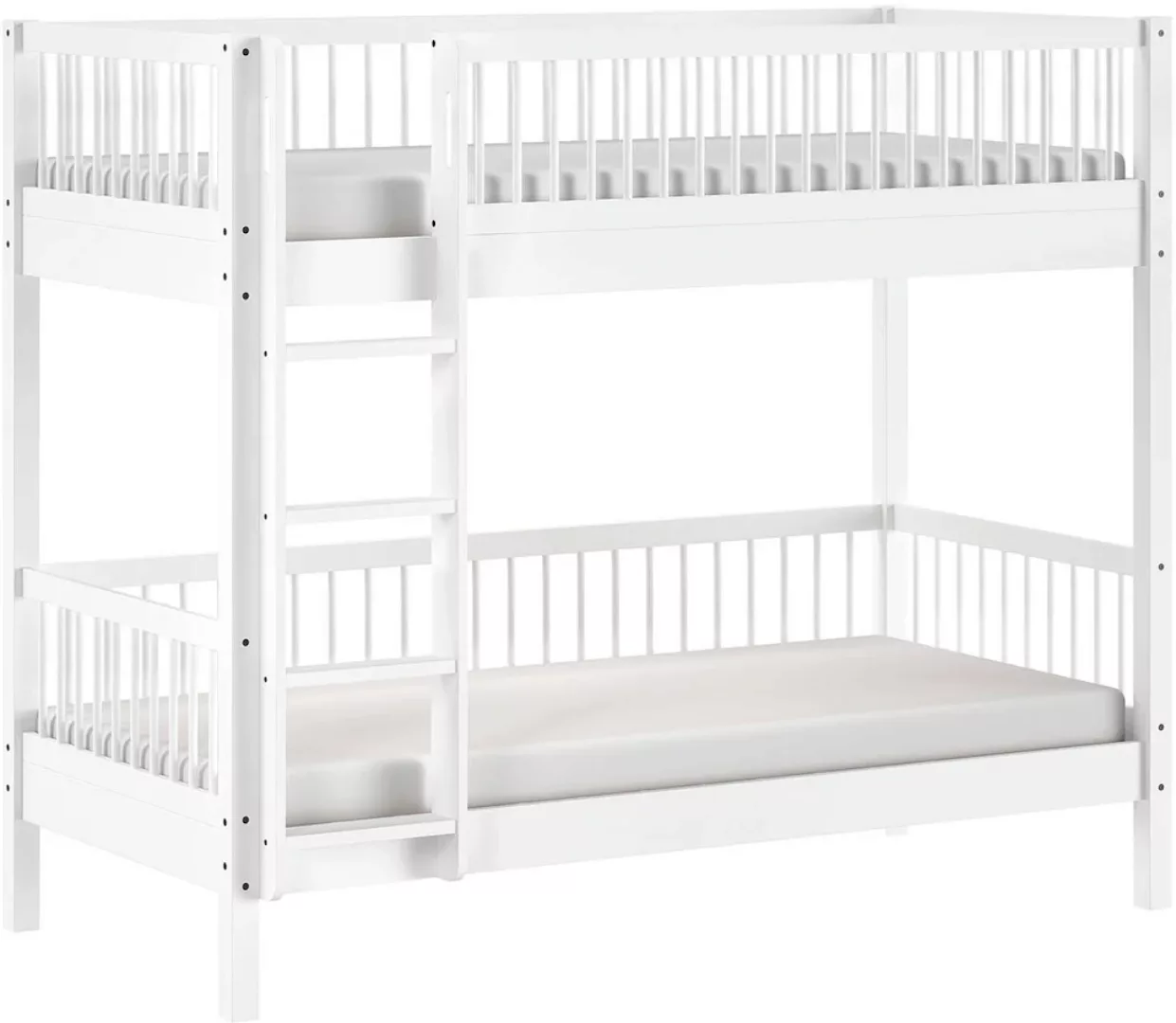 Home affaire Etagenbett "Buche massiv weiß, Made in Europe, langlebige Qual günstig online kaufen