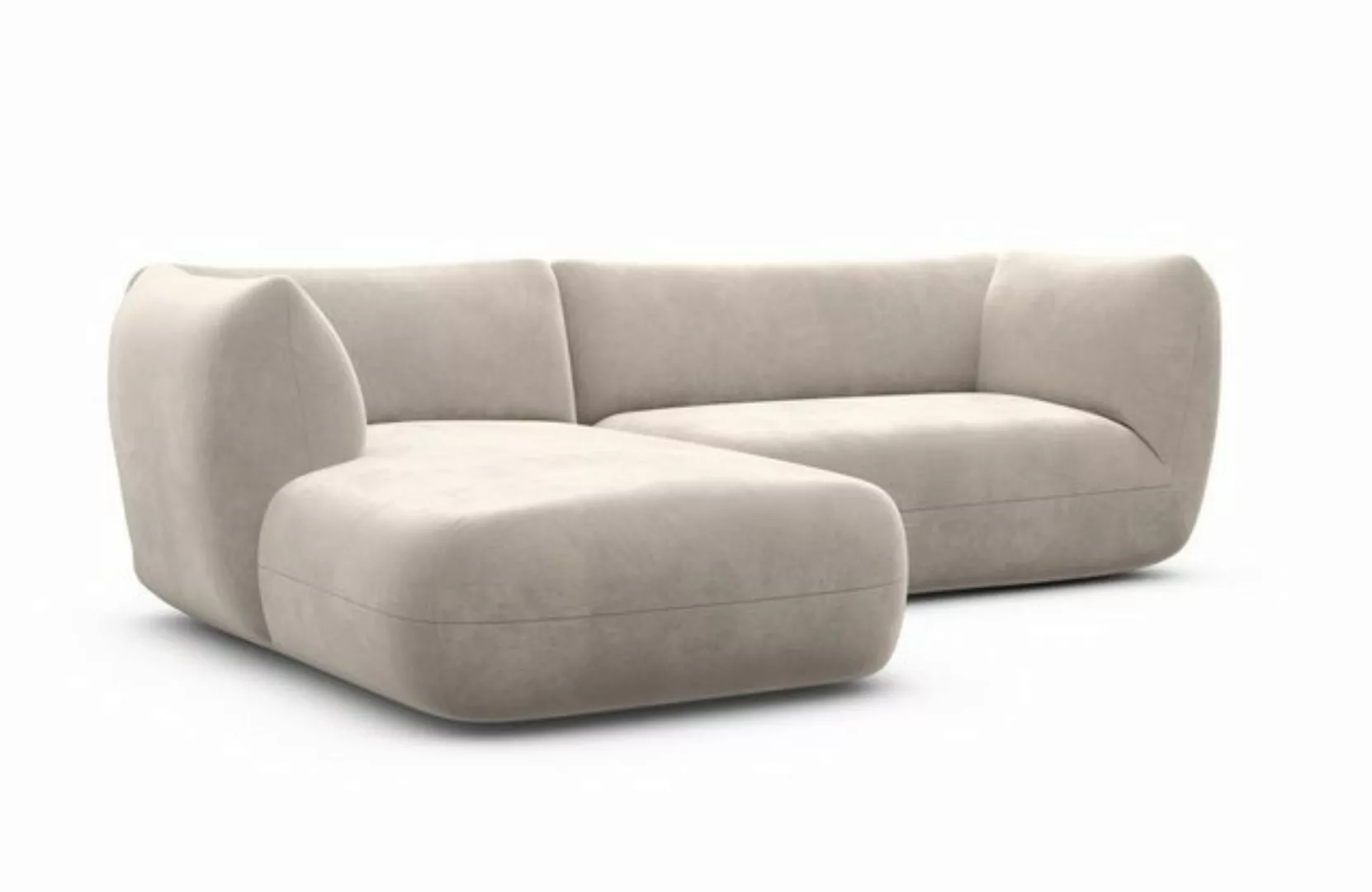 Sofa Dreams Ecksofa Stoff Eckcouch Polstersofa Eck Sofa Madrid L Form kurz, günstig online kaufen