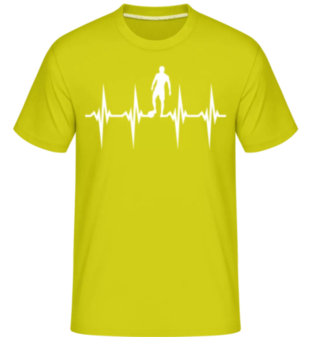 Fußballer Herzschlag · Shirtinator Männer T-Shirt günstig online kaufen