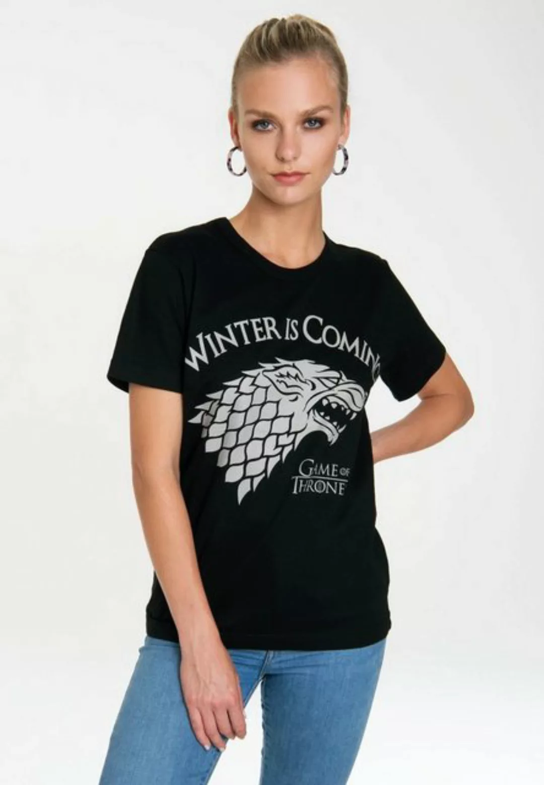 LOGOSHIRT T-Shirt "Game of Thrones", mit lizenziertem Originaldesign günstig online kaufen