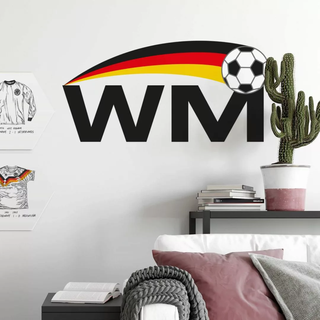 Wall-Art Wandtattoo "Wandaufkleber WM Fußball", (1 St.), selbstklebend, ent günstig online kaufen