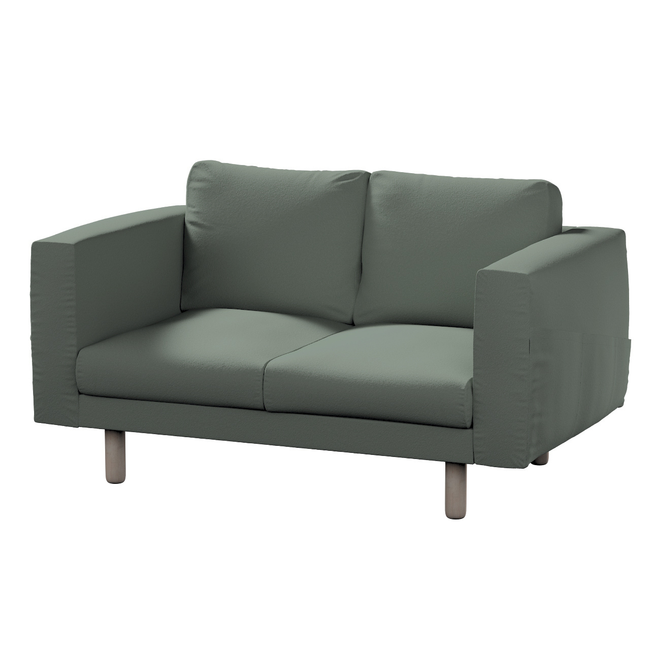 Bezug für Norsborg 2-Sitzer Sofa, grün, Norsborg 2-Sitzer Sofabezug, Bouclé günstig online kaufen