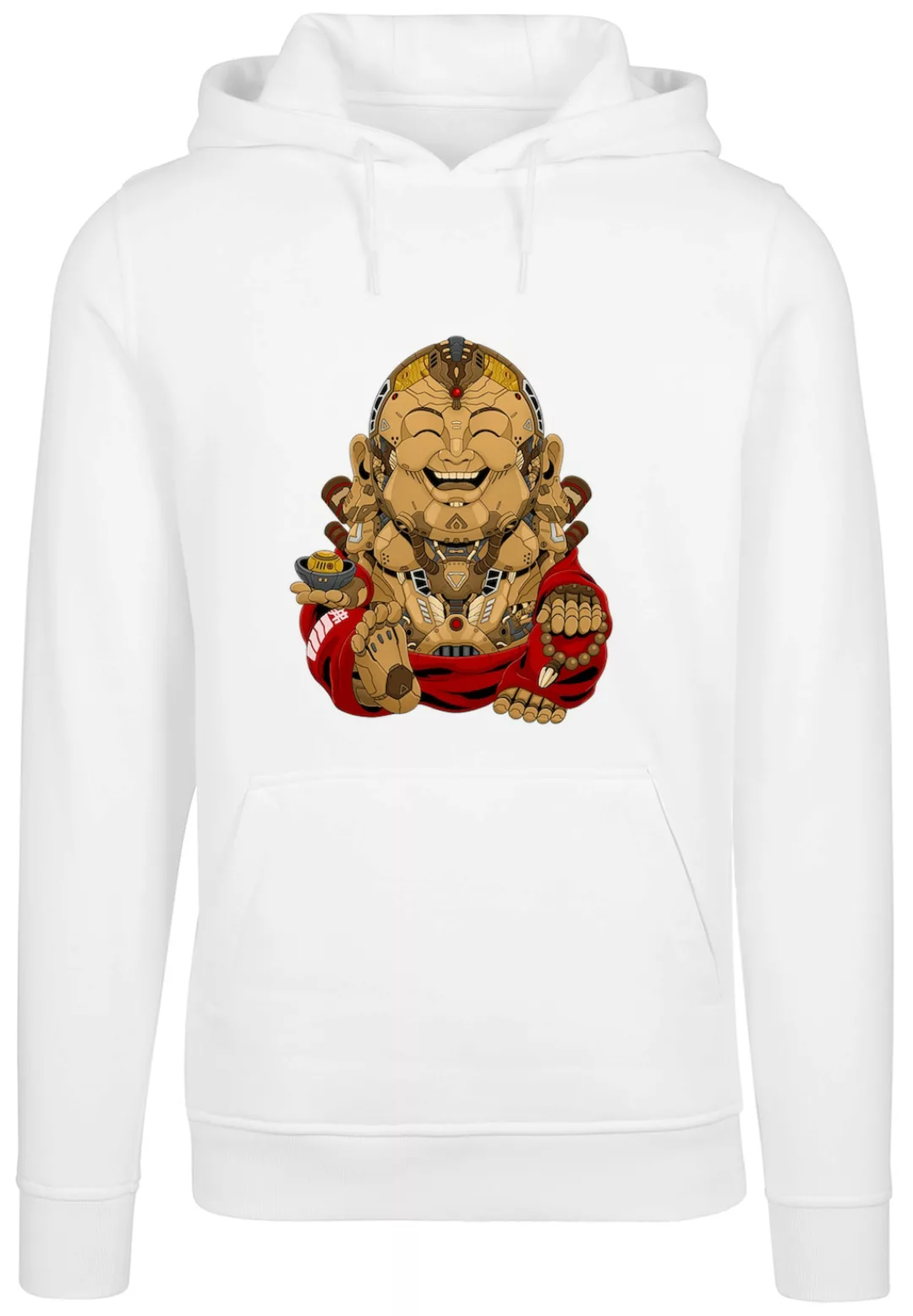 F4NT4STIC Sweatshirt "Happy Cyber Buddha", Print günstig online kaufen