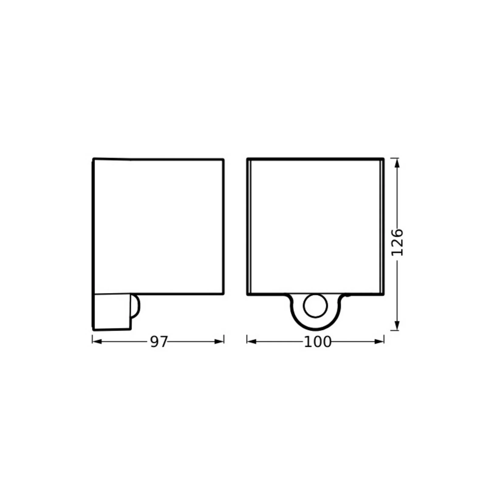 OSRAM LED-Akku-Außenwandlampe ENDURA STYLE Sensor grafit USB günstig online kaufen