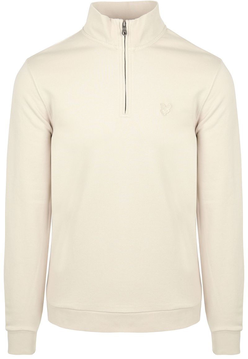 Lyle & Scott Half Zip Pull Tonal Ecru - Größe XL günstig online kaufen