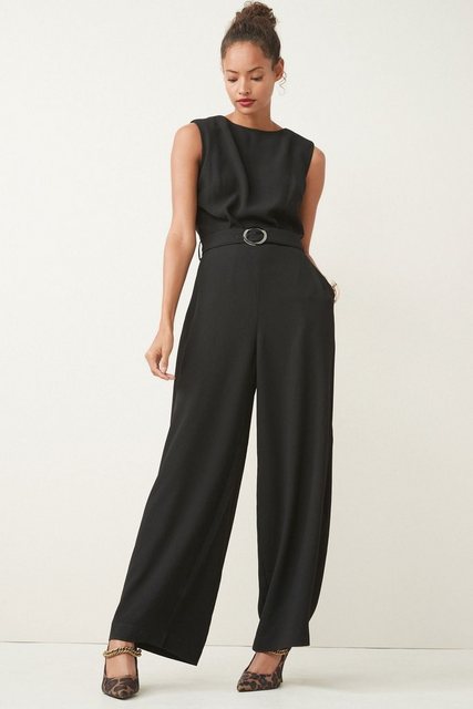 Next Jumpsuit Overall mit weitem Bein und Gürtel (1-tlg) günstig online kaufen