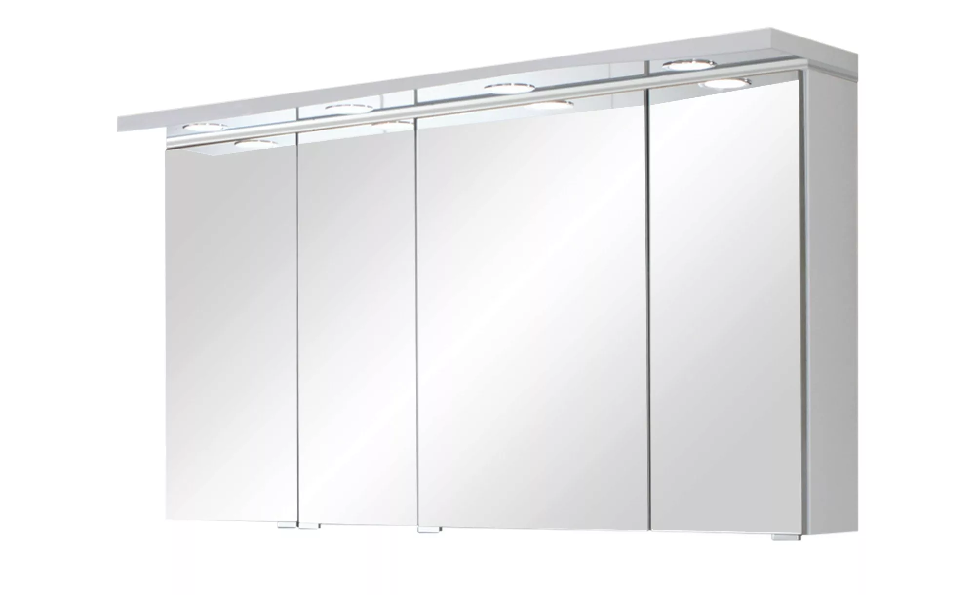 Spiegelschrank-Set - weiß - 120 cm - 68 cm - 15 cm - Schränke > Badschränke günstig online kaufen