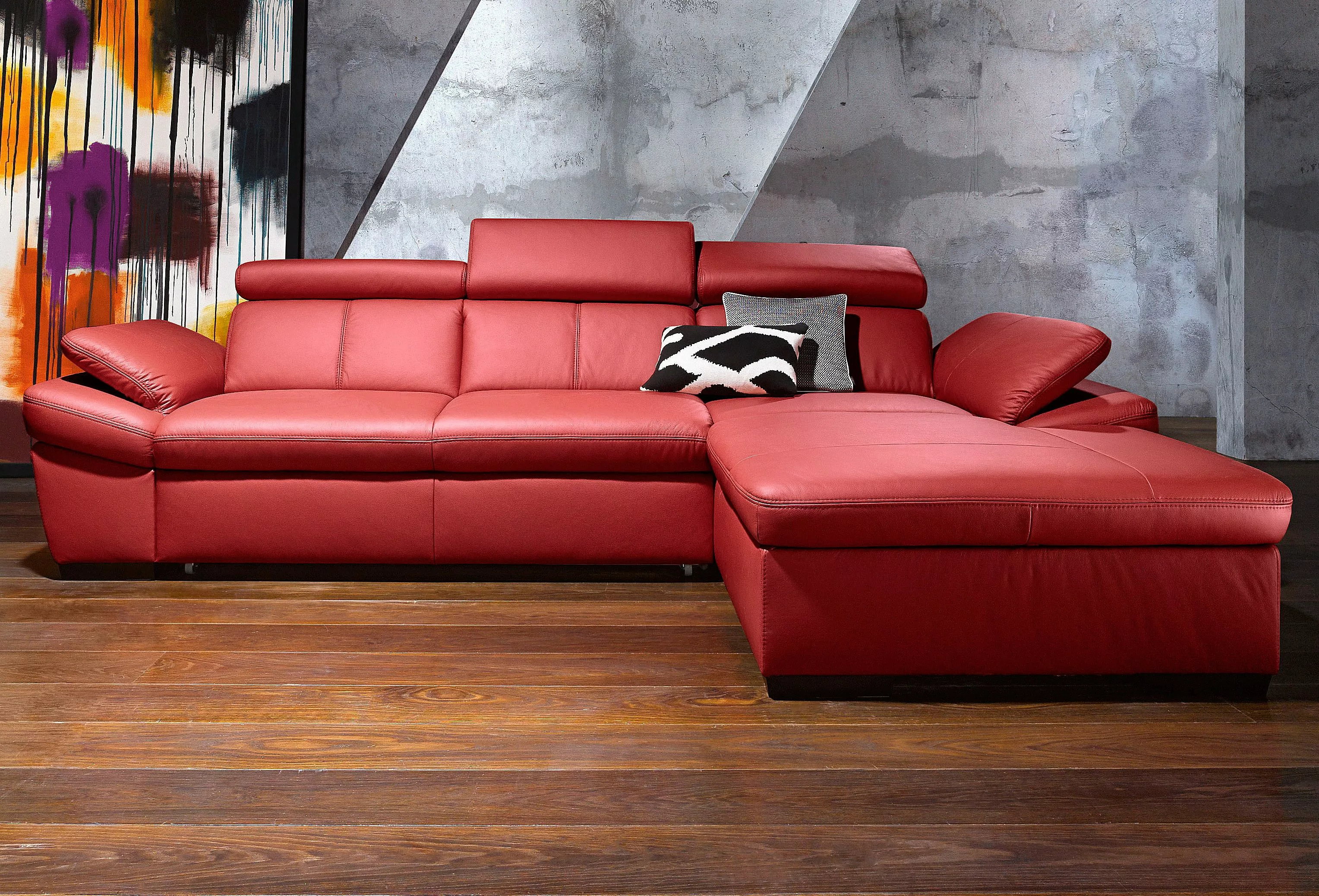 exxpo - sofa fashion Ecksofa »Salerno, klassisch modernes Funktionssofa, ho günstig online kaufen