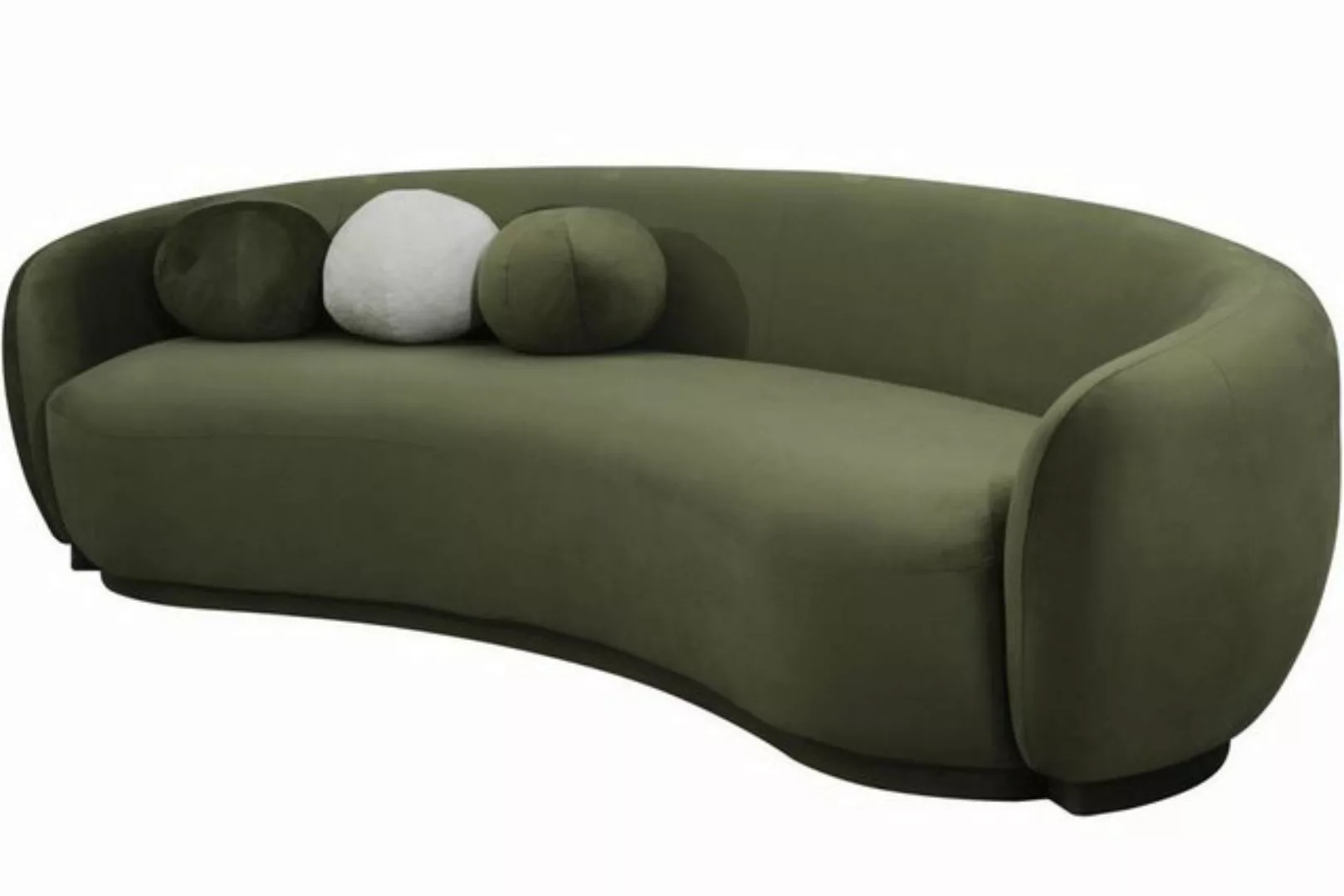 Xlmoebel 3-Sitzer Modernes grünes 3-Sitzer Stoffsofa, 1 Teile, Hergestellt günstig online kaufen