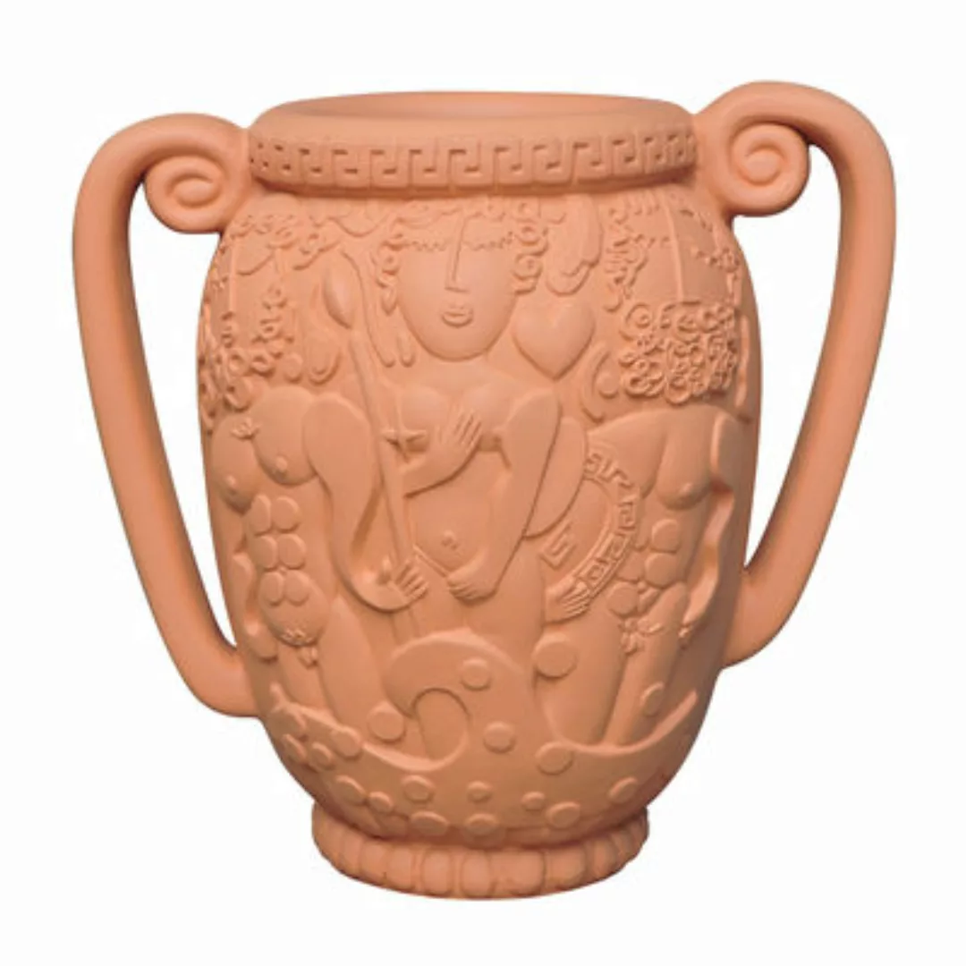Blumentopf Magna Graecia keramik orange braun / Anfora - H 140 cm - Seletti günstig online kaufen