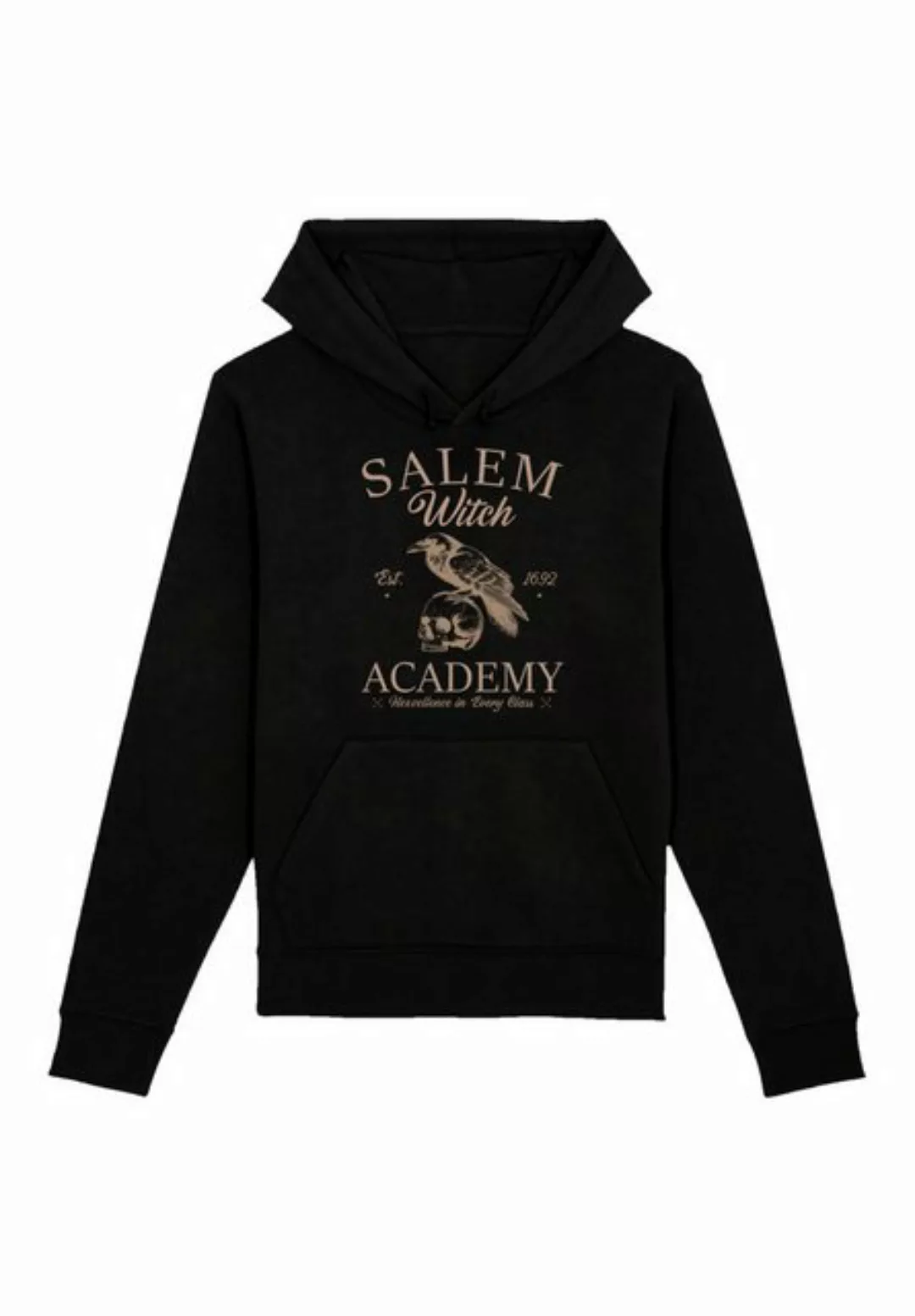 F4NT4STIC Kapuzenpullover Halloween University Salem witch crow skull Premi günstig online kaufen