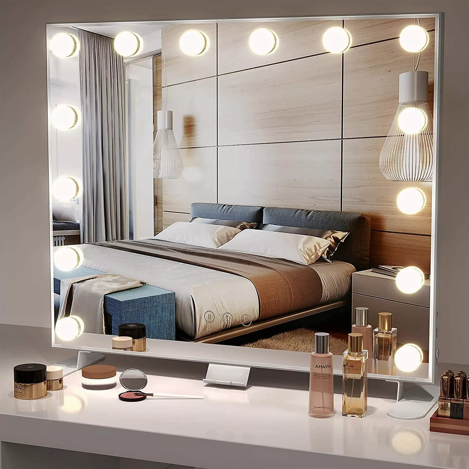Dripex Schminkspiegel Hollywood Kosmetikspiegel 14/15/18/20LED, 3 günstig online kaufen