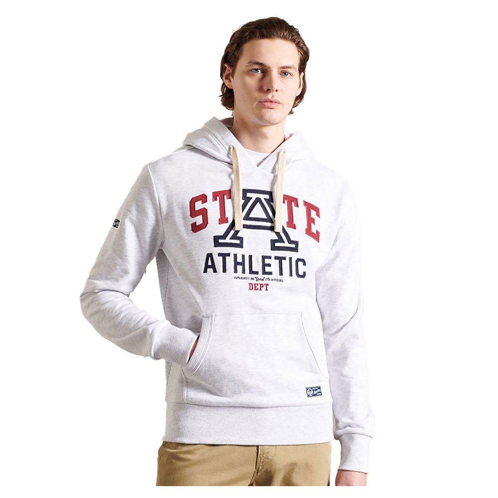 Superdry Collegiate State Loopback Pullover M Ice Marl günstig online kaufen