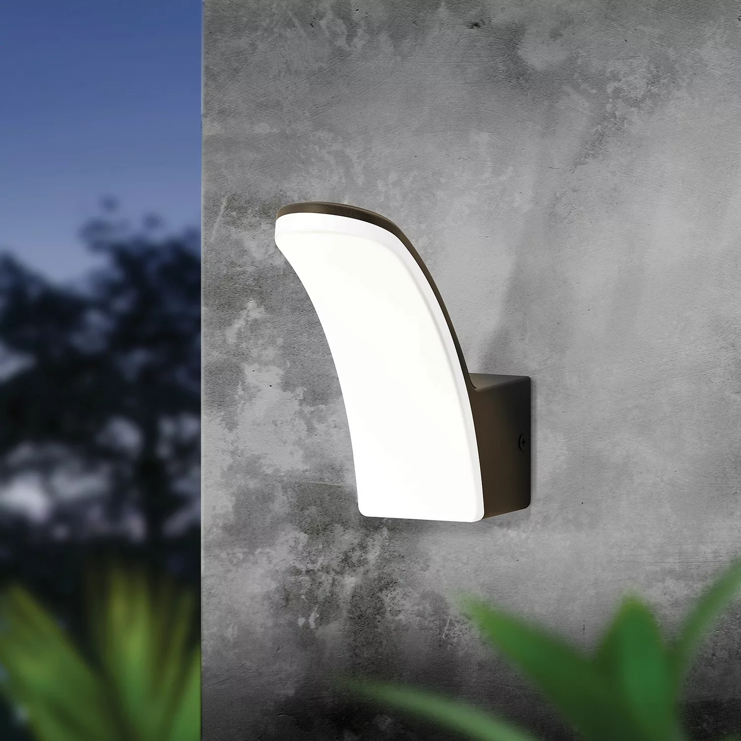 LED-Außenwandleuchte Fiumicino aus Aluminium günstig online kaufen