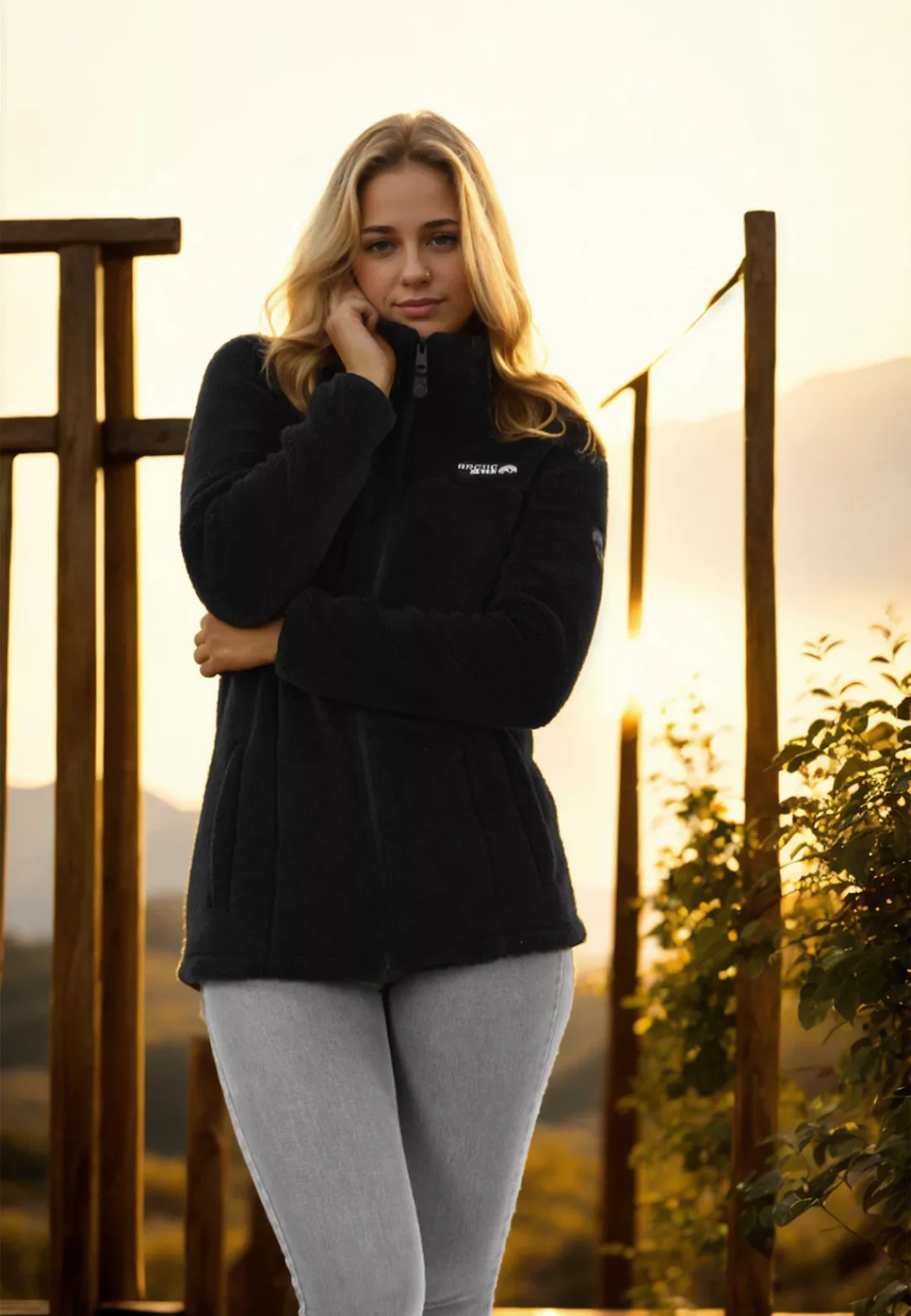 Arctic Seven Fleecejacke "ASDiania", Sherpa Übergangsjacke günstig online kaufen