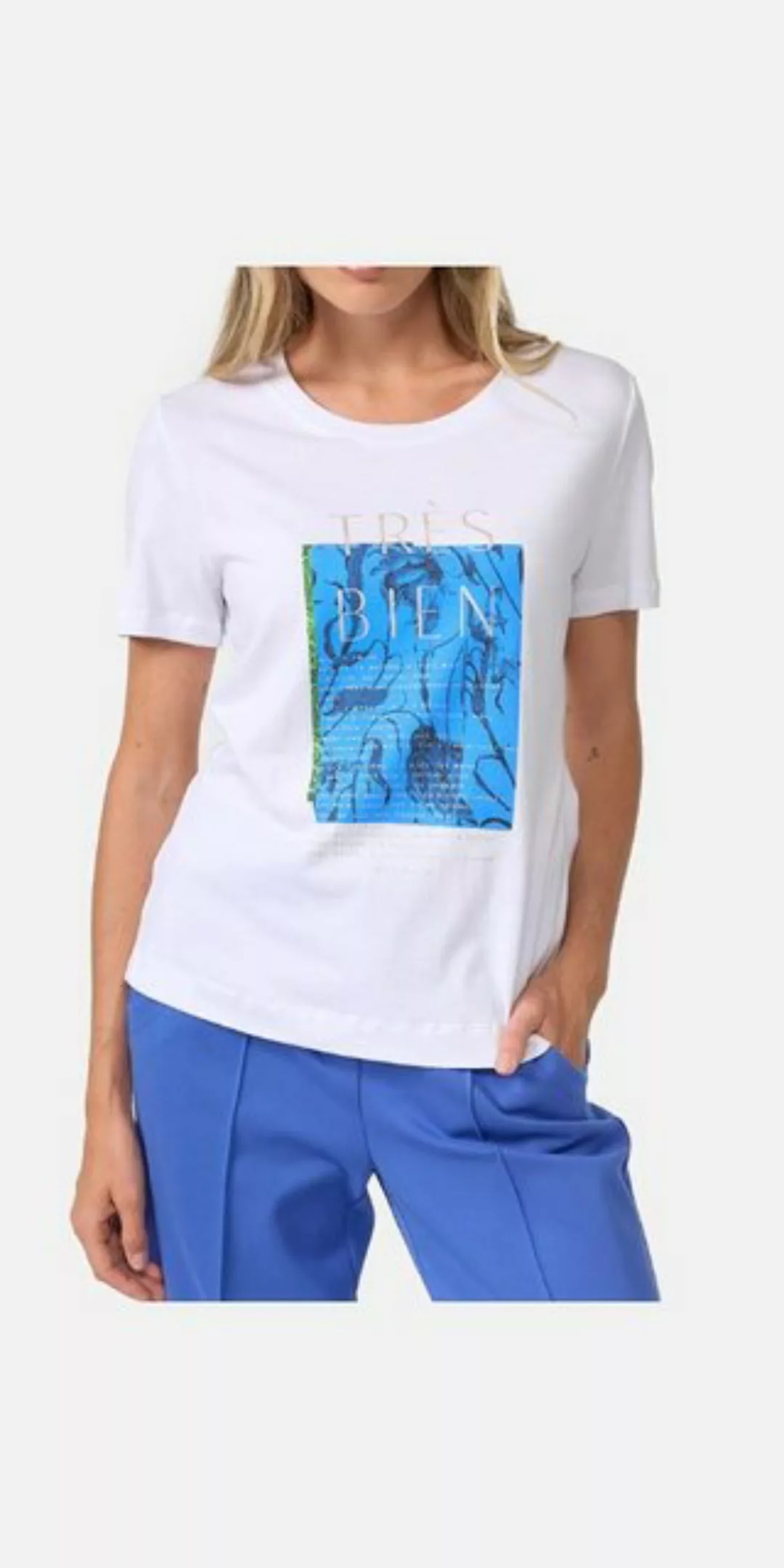 CATNOIR Kurzarmhemd Shirt CATNOIR weiß mit Print günstig online kaufen