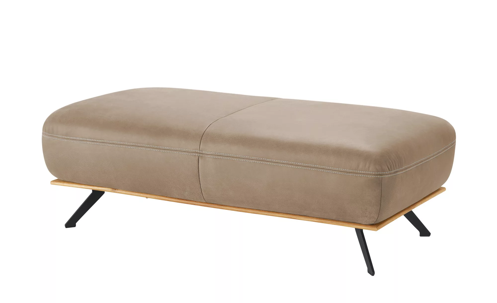 meinSofa Hocker  Fiona ¦ braun ¦ Maße (cm): B: 135 H: 43 T: 70.0 Polstermöb günstig online kaufen