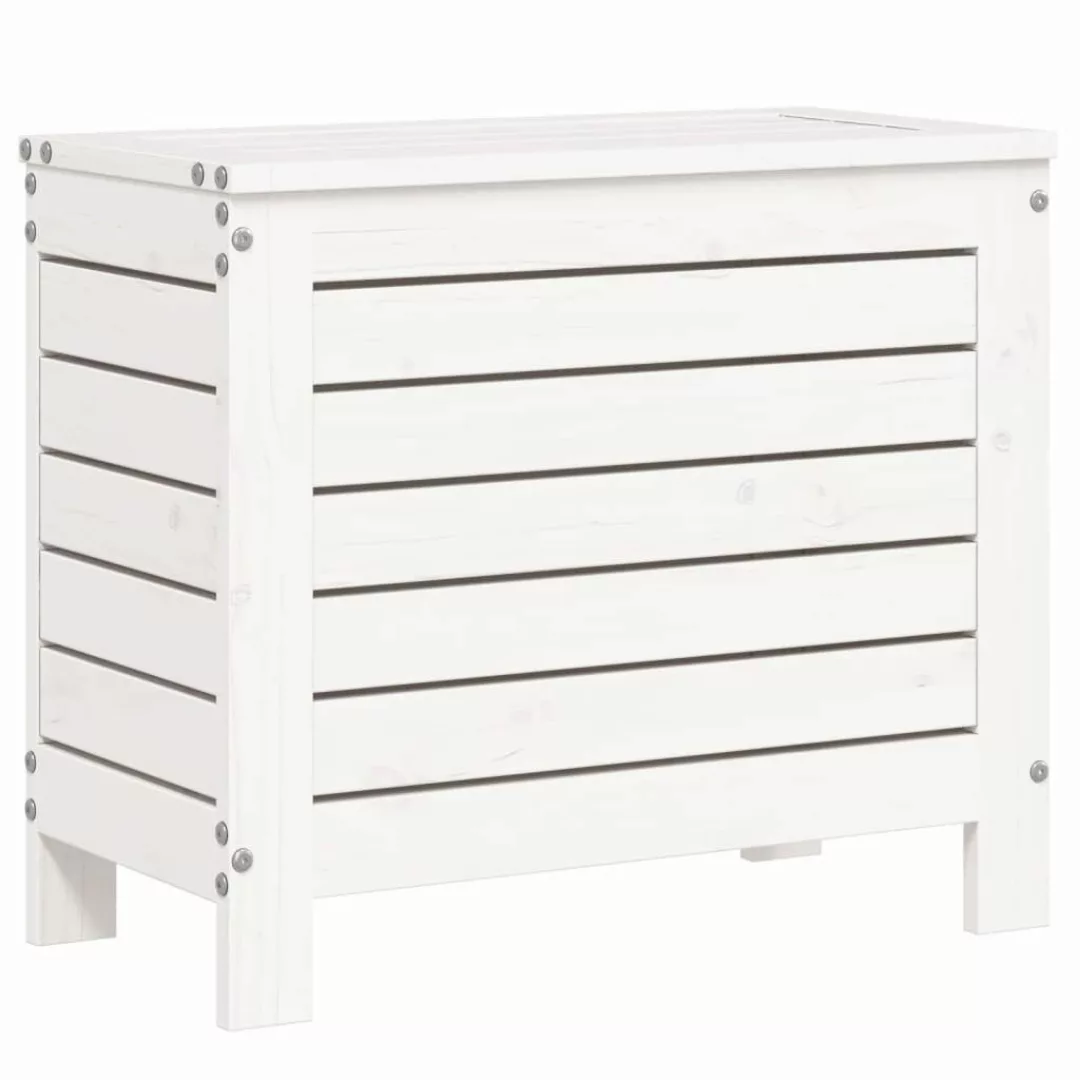 vidaXL Sofaelement Gartenhocker Weiß 62x31,5x52 cm günstig online kaufen