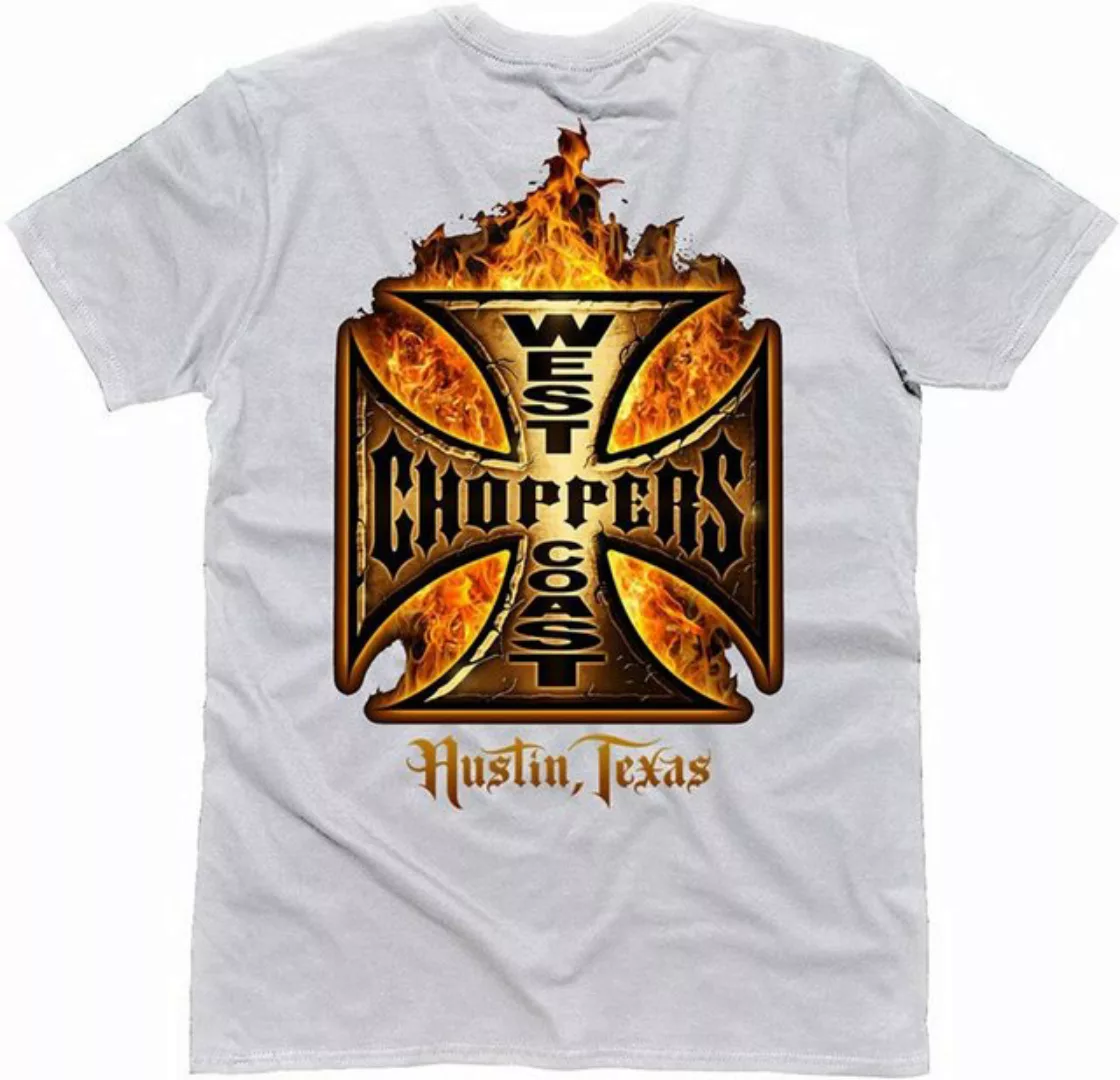 West Coast Choppers T-Shirt Goldfire Grey T-Shirt Grey günstig online kaufen