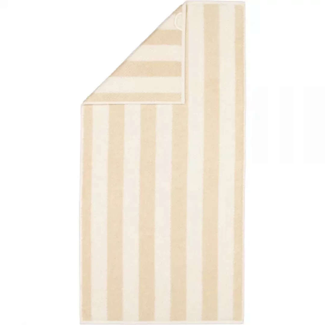 Cawö Handtücher Pure Stripes 6502 - Farbe: beige - 33 - Handtuch 50x100 cm günstig online kaufen