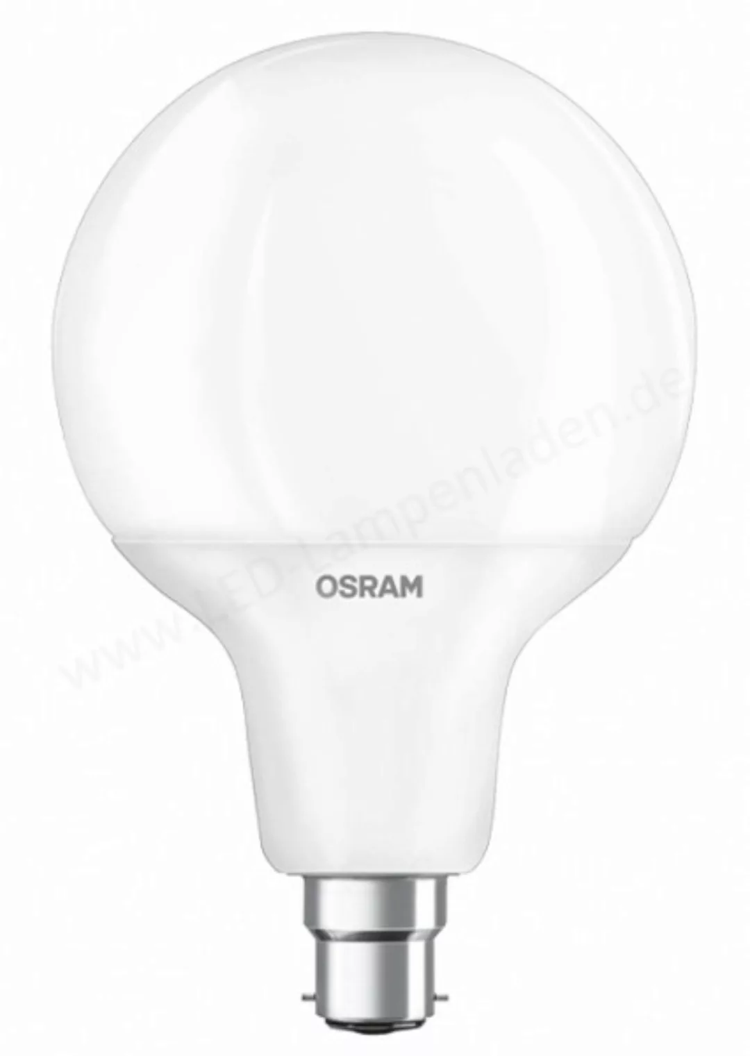 OSRAM LED STAR GLOBE G 95 60 matt Warm White B22d Kugel günstig online kaufen