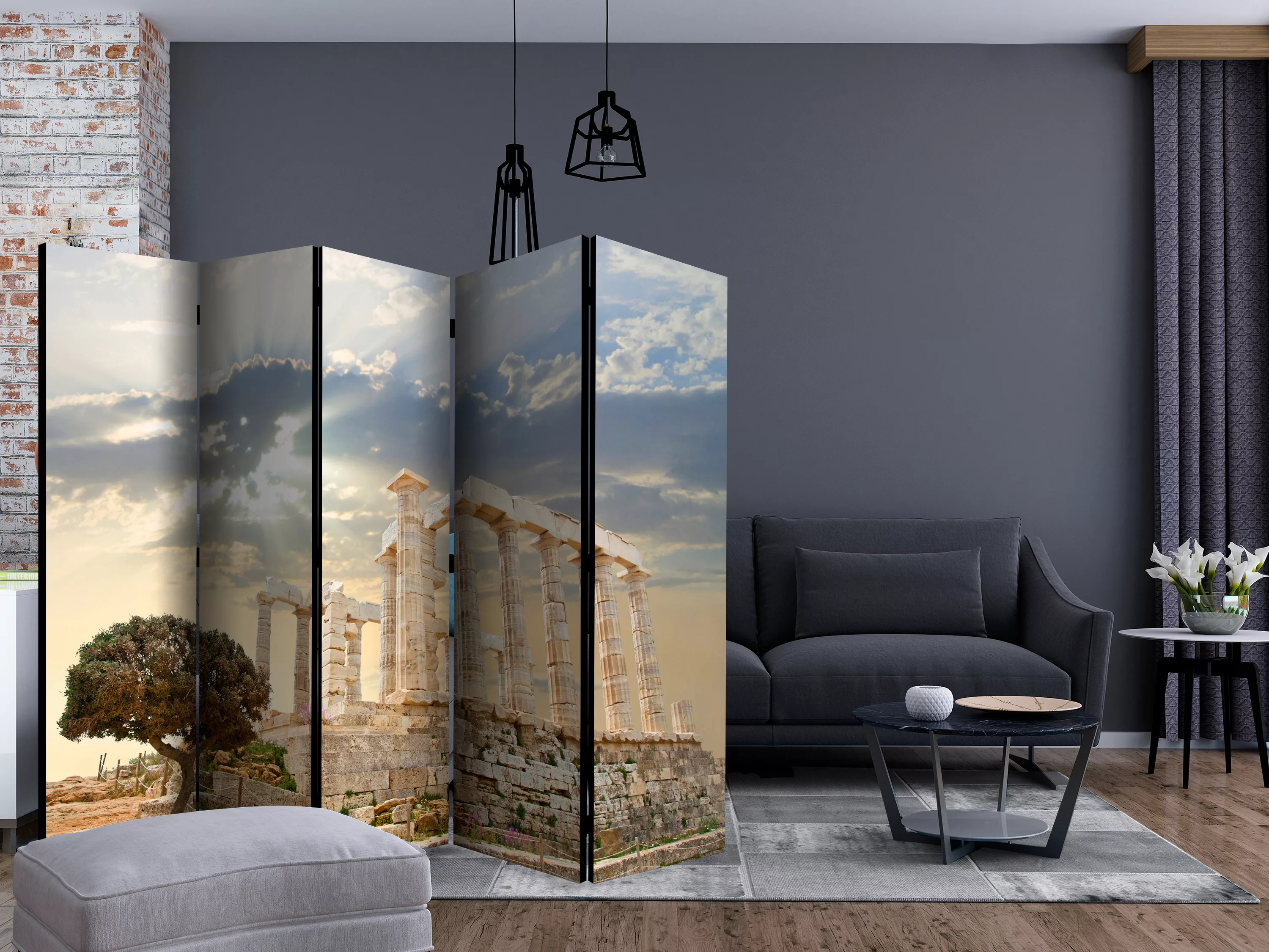 5-teiliges Paravent - The Acropolis, Greece Ii [room Dividers] günstig online kaufen