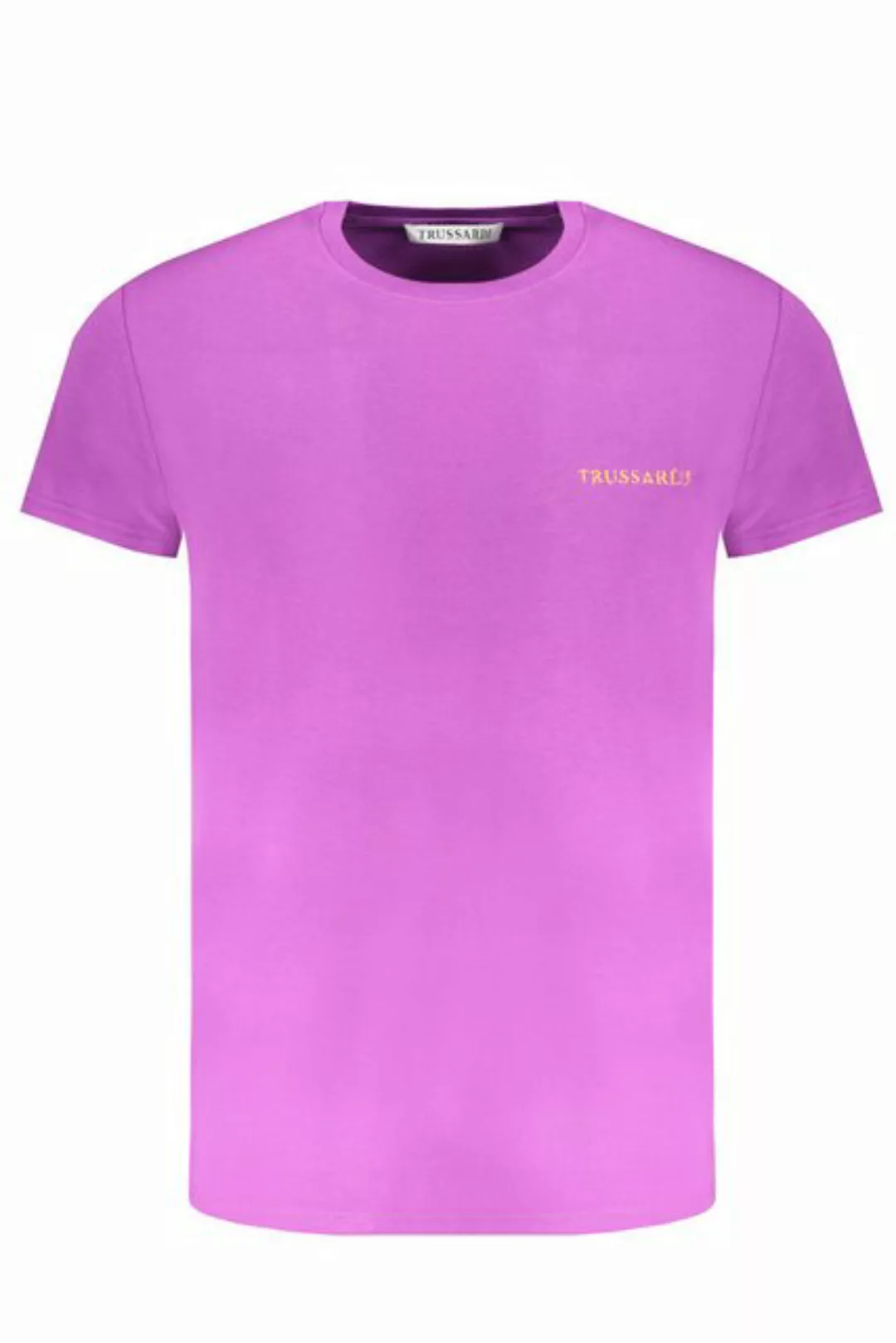 Trussardi T-Shirt Stilvolles Herren Kurzarm-T-Shirt in Violett mit günstig online kaufen