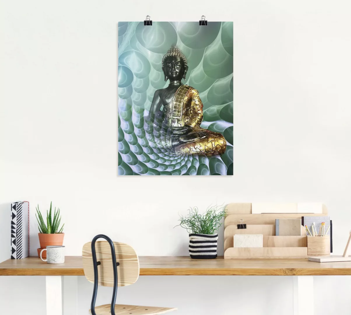 Artland Wandbild "Buddhas Traumwelt CB", Religion, (1 St.), als Alubild, Ou günstig online kaufen