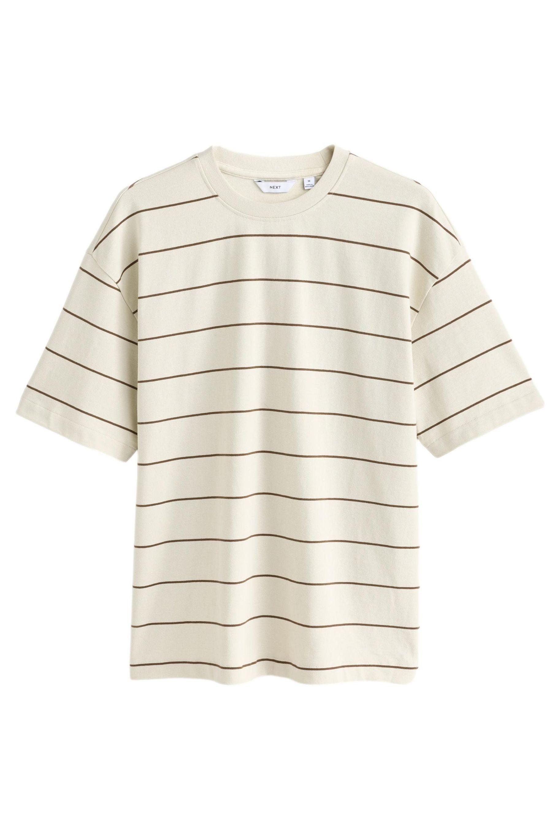 Next T-Shirt Gestreiftes T-Shirt 100 % Baumwolle günstig online kaufen