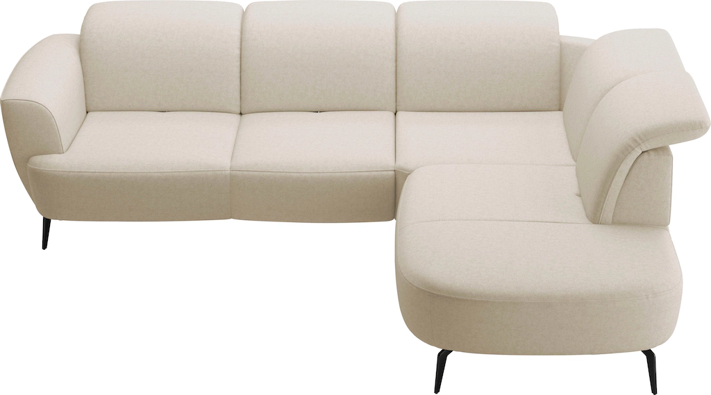 sit&more Ecksofa »Zoe«, ink.Sitztiefenverstellung, wahlweise mit Kopfteilve günstig online kaufen
