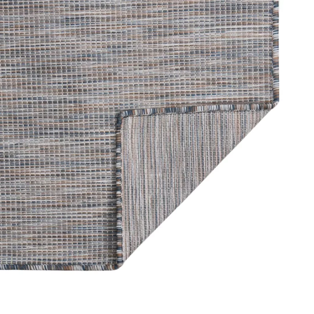 Vidaxl Outdoor-teppich Flachgewebe 200x280 Cm Braun Und Schwarz günstig online kaufen