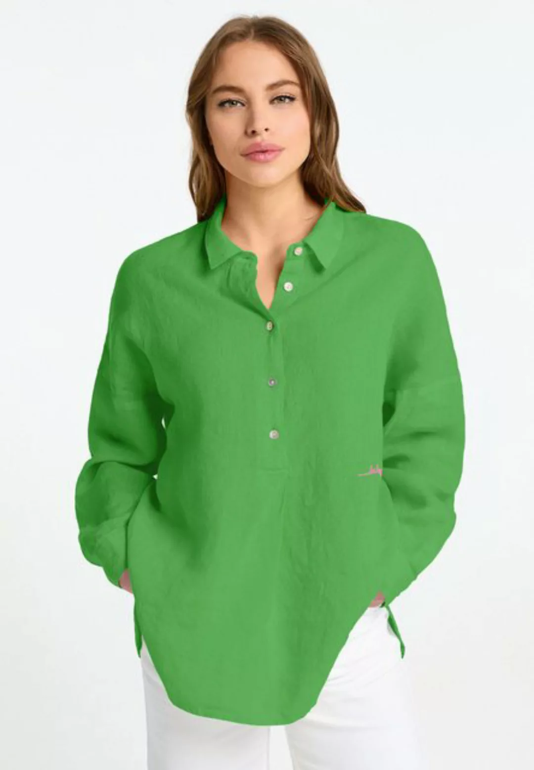 Frieda & Freddies NY Klassische Bluse Blouse mit Knopfleiste günstig online kaufen