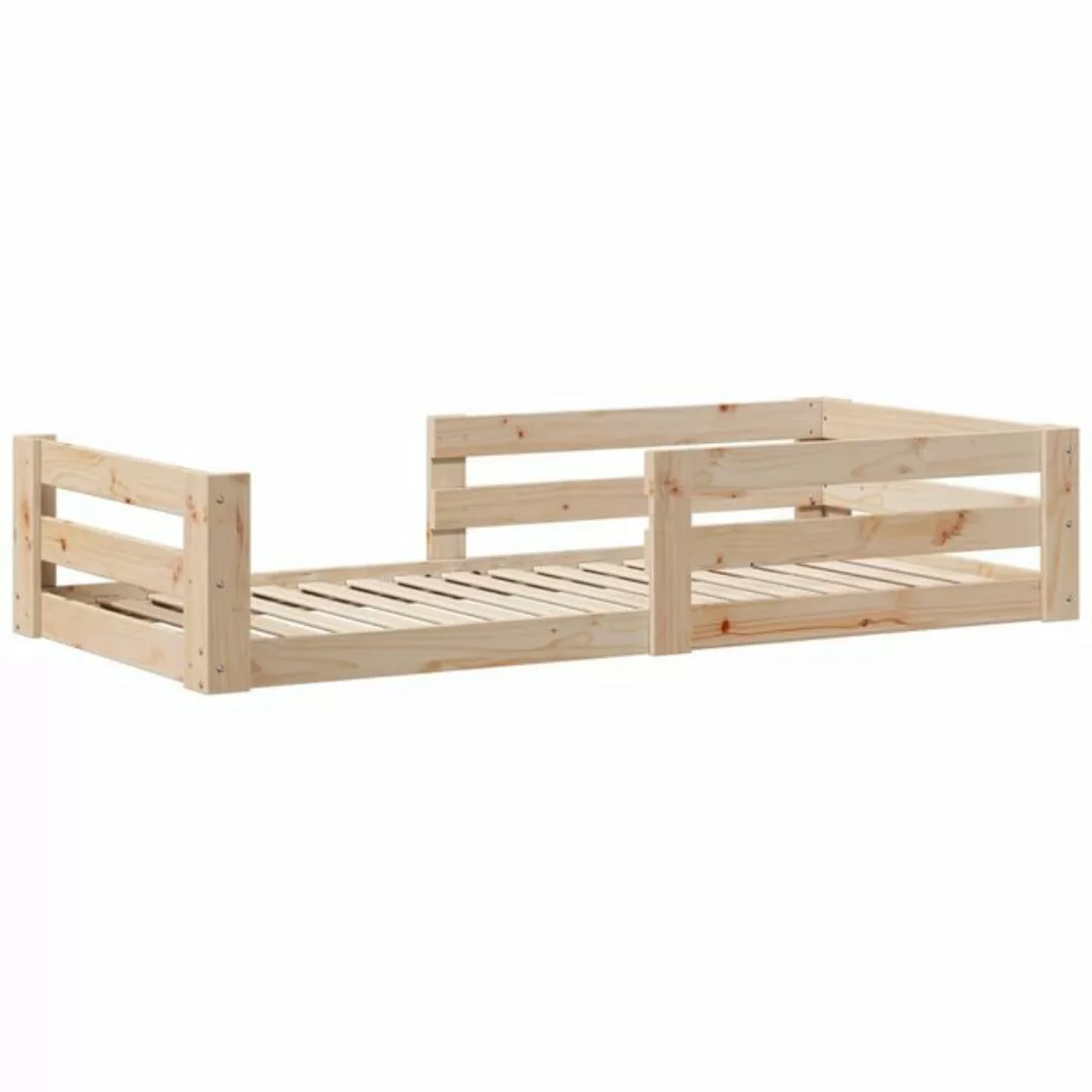 vidaXL Bett, Massivholzbett ohne Matratze 75x190 cm Kiefernholz günstig online kaufen