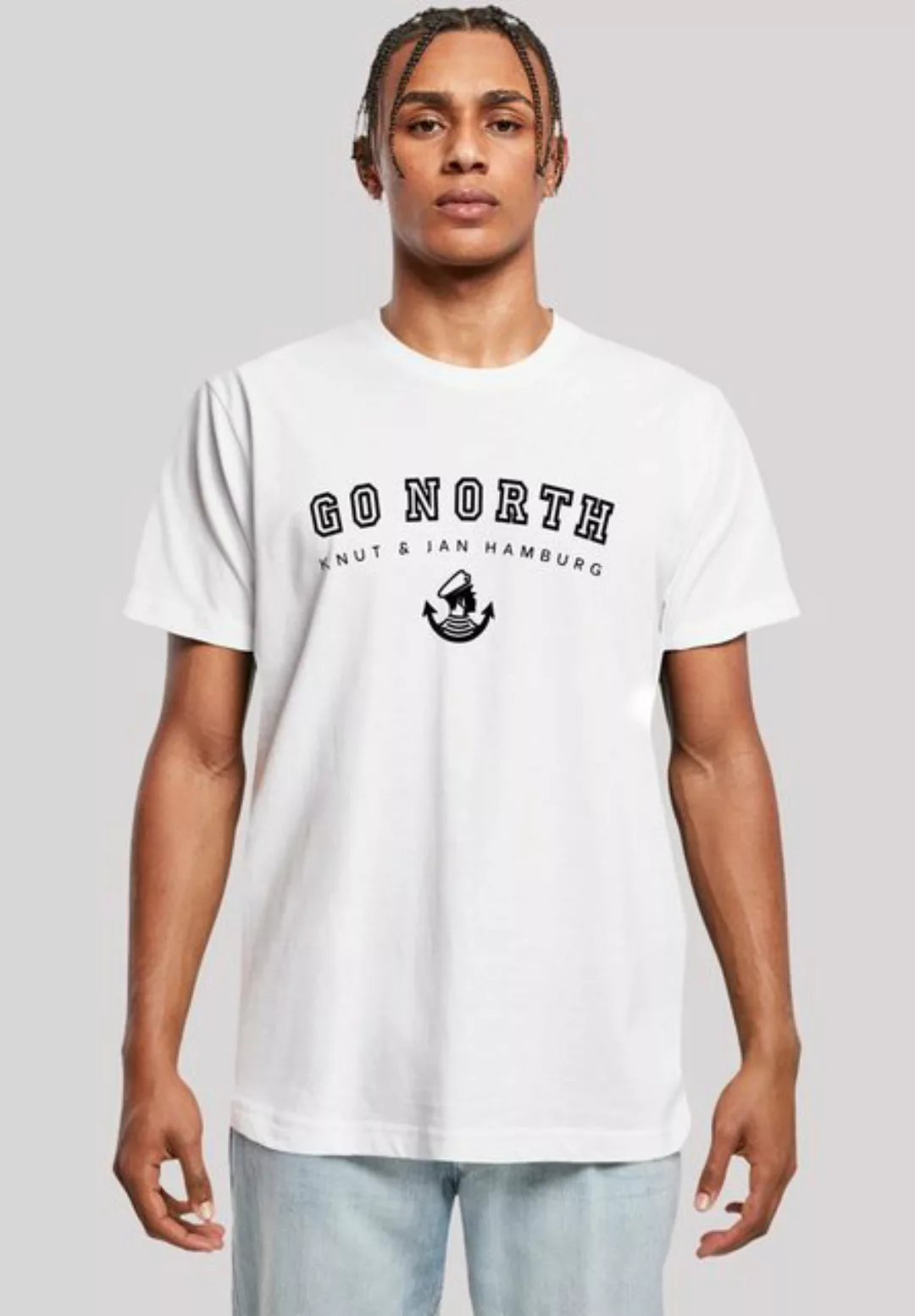 F4NT4STIC T-Shirt Go North Print günstig online kaufen