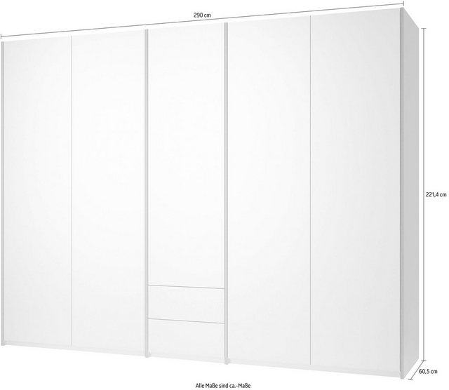 Müller SMALL LIVING Drehtürenschrank Modular Plus Variante 9 inklusive zwei günstig online kaufen