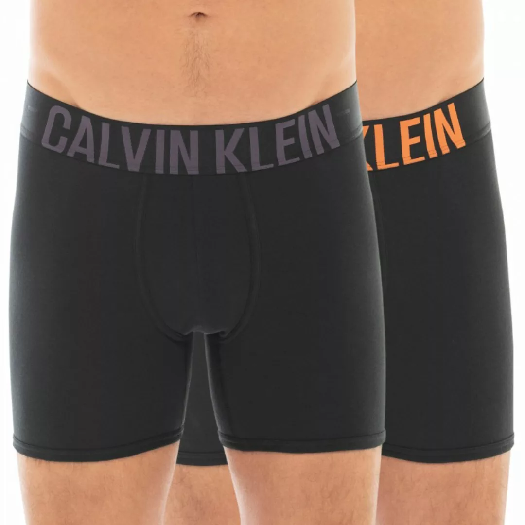 Calvin Klein 2-er Set Boxer Briefs Schwarz mit verschiedenfarbigen Webbund günstig online kaufen