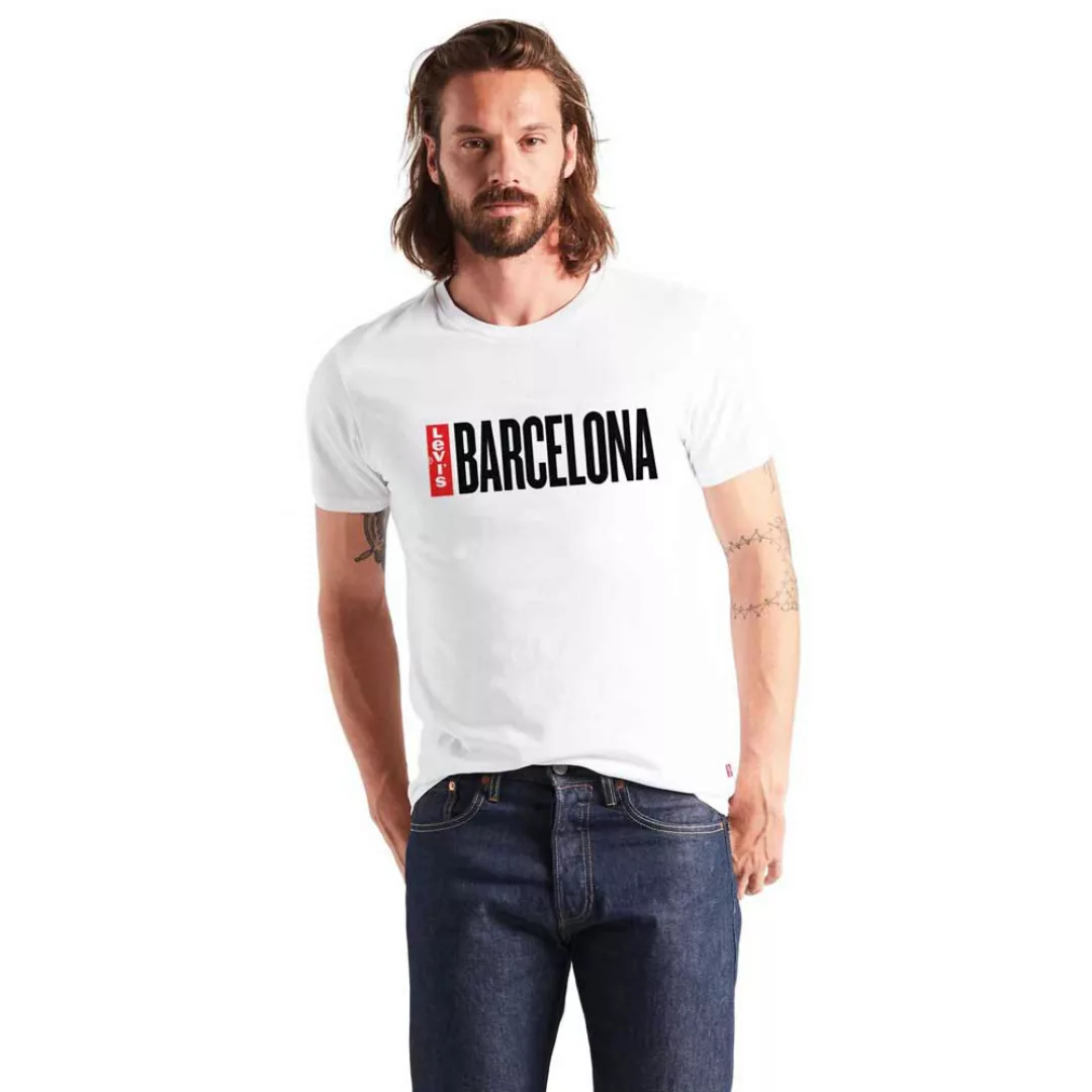 Levi´s ® Destination Tab T2 Kurzarm T-shirt XL Barcelona City günstig online kaufen