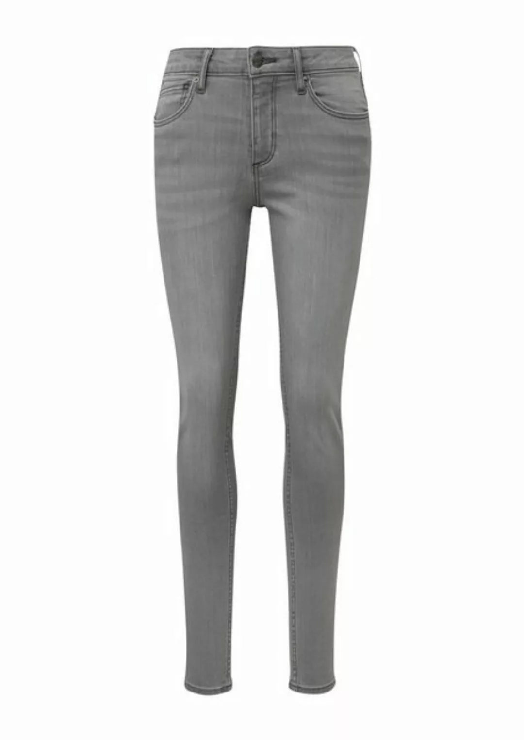 QS Stoffhose Jeans Sadie / Skinny Fit / Mid Rise / Skinny Leg Waschung, Lab günstig online kaufen