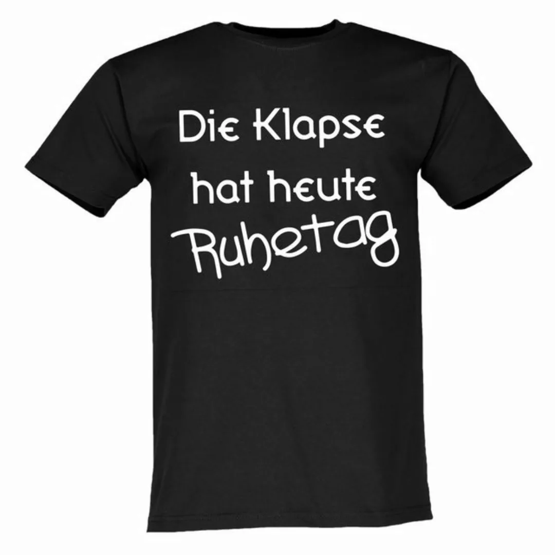 Lustige & Witzige T-Shirts T-Shirt T-Shirt Klapse hat Ruhetag Fun-Shirt Par günstig online kaufen