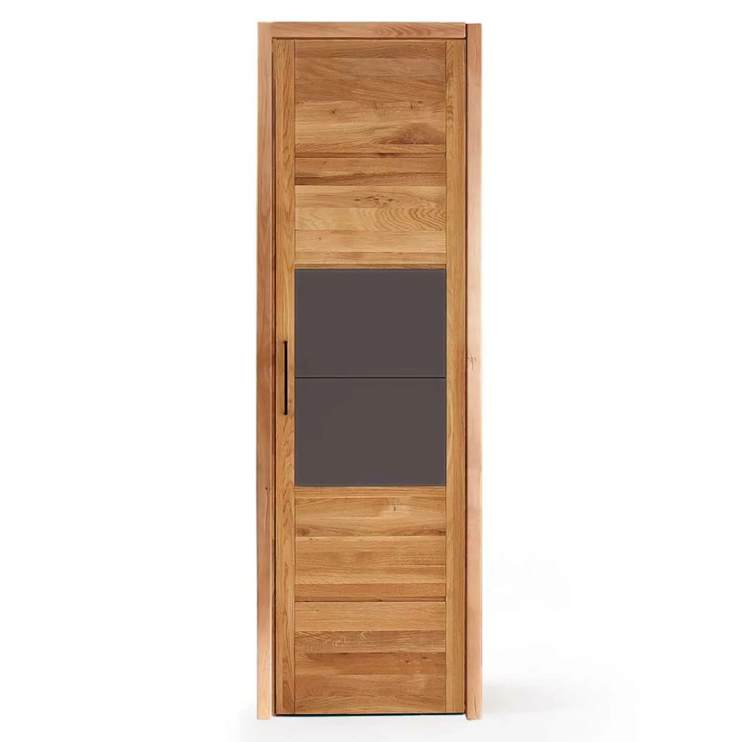 Drehtürschrank aus Wildeiche Massivholz modernem Design günstig online kaufen