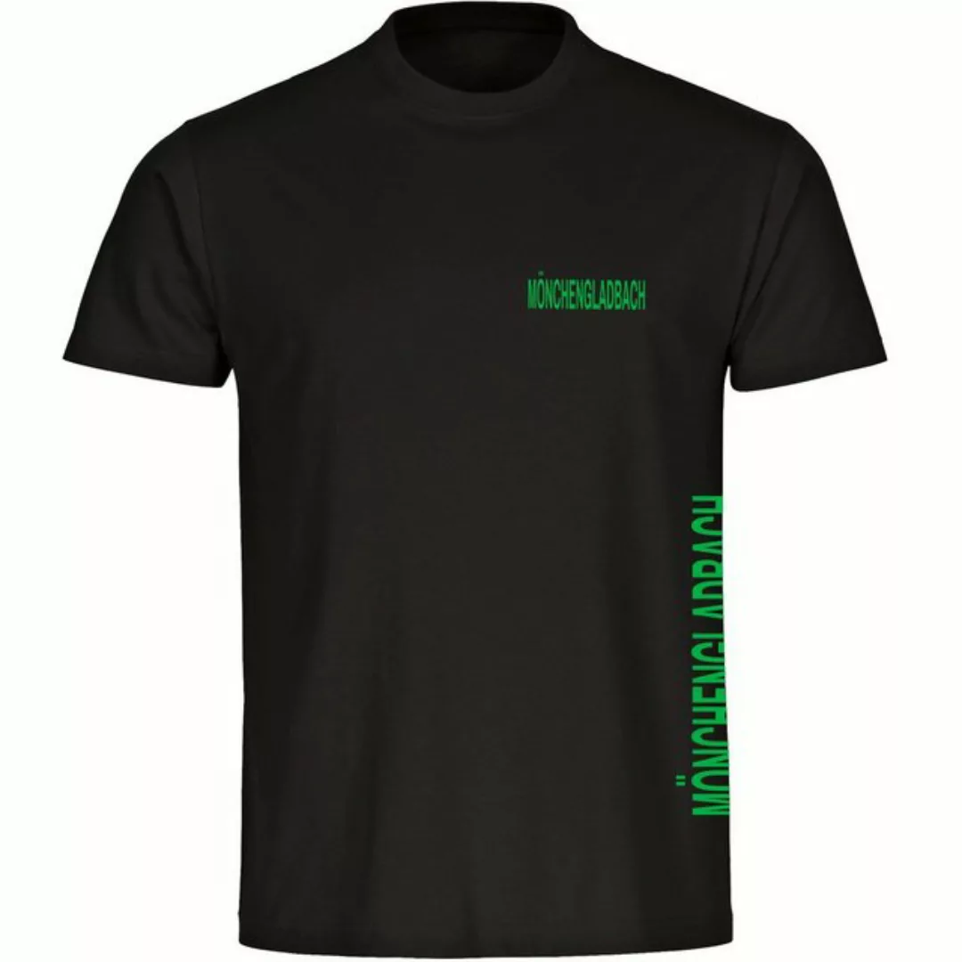 multifanshop T-Shirt Herren Mönchengladbach - Brust & Seite - Männer günstig online kaufen