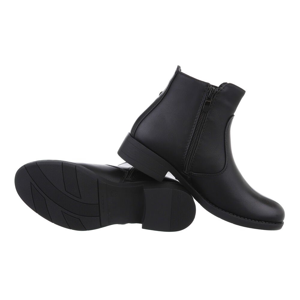 Ital-Design Damen Elegant Stiefelette (84648401) Blockabsatz günstig online kaufen