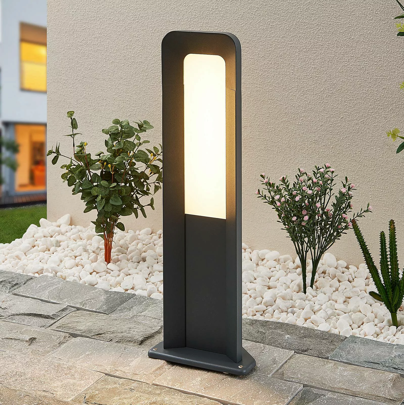 Lucande Secunda LED-Sockelleuchte, Höhe 50 cm günstig online kaufen