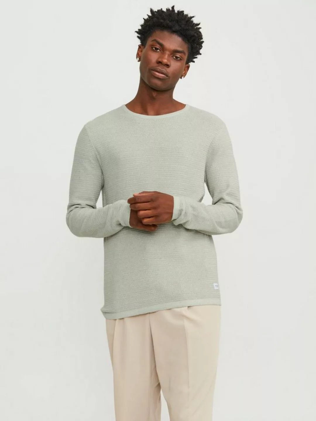 Jack & Jones Rundhalspullover JJEGREG KNIT CREW NECK SN günstig online kaufen