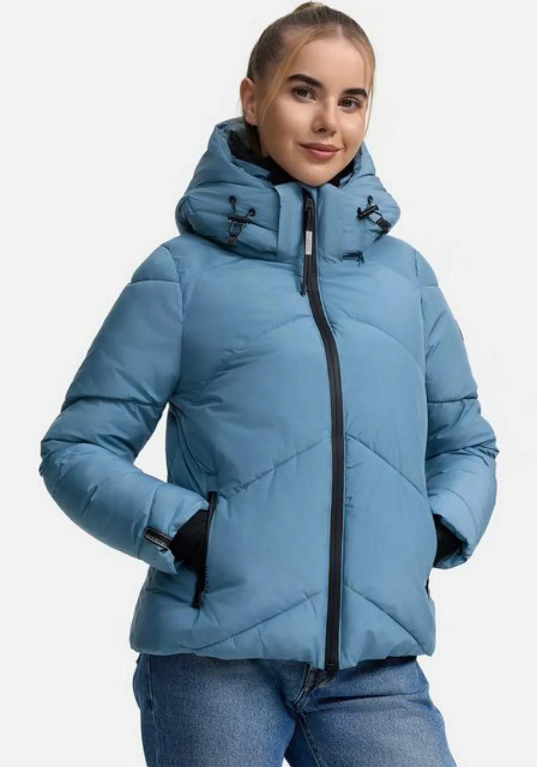 Marikoo Winterjacke "Simaraa", mit abnehmbarem Kunstfellkragen günstig online kaufen