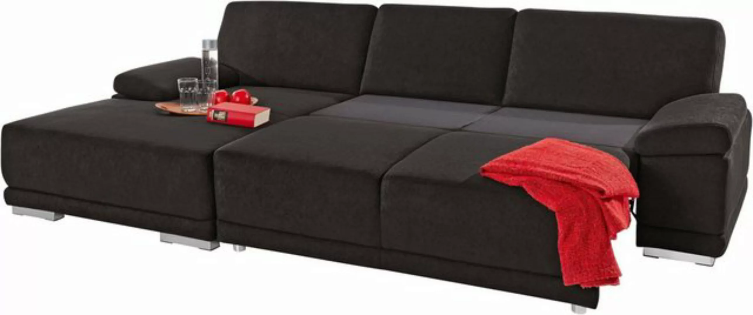 sit&more Ecksofa Coria L-Form, mit XL-Recamiere, wahlweise mit Bettfunktion günstig online kaufen