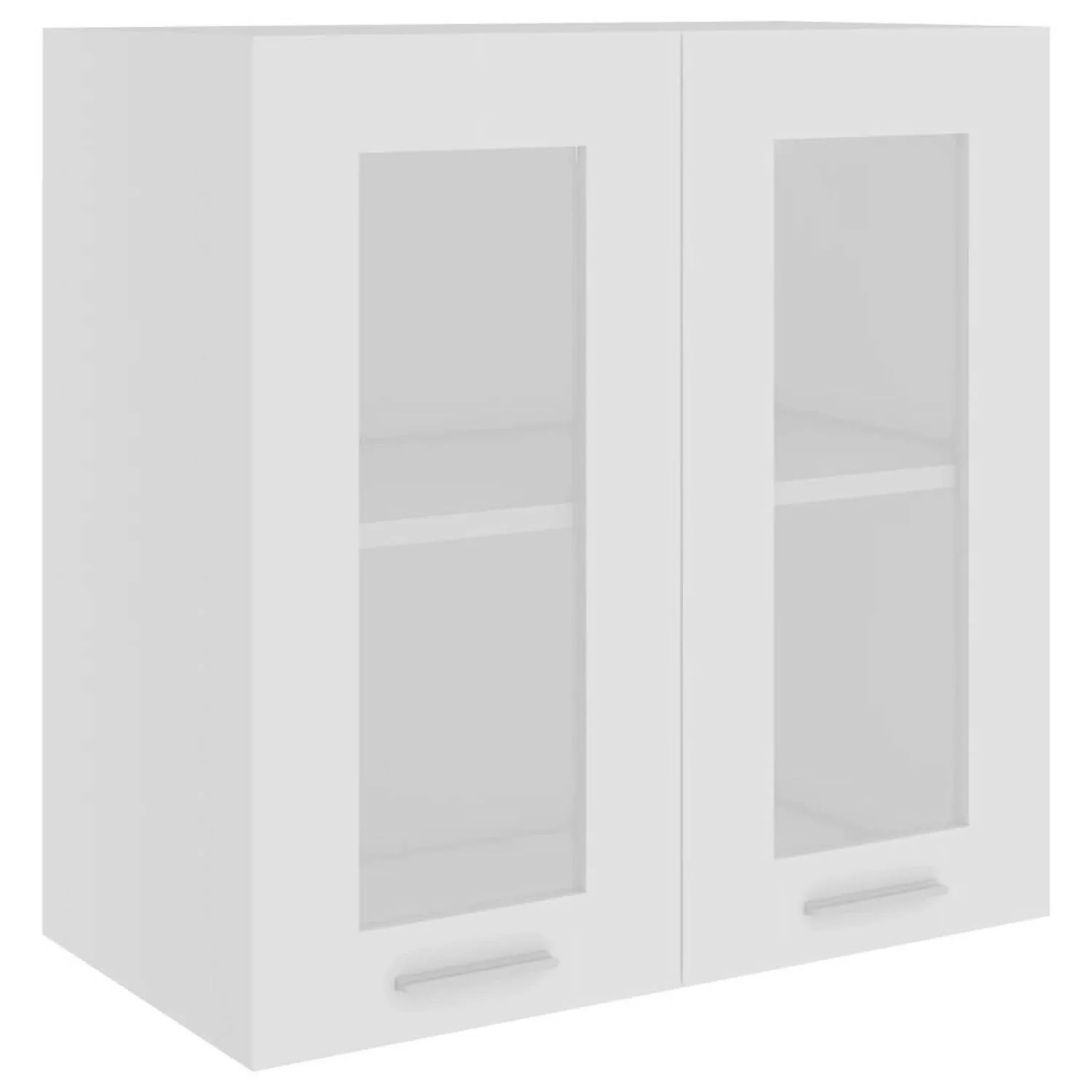 Hängeglasschrank Weiß 60x31x60 Cm Spanplatte günstig online kaufen