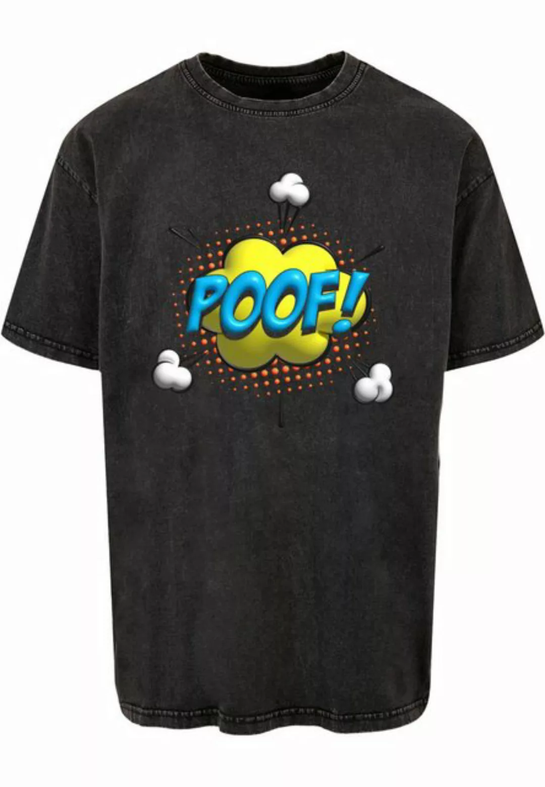 Merchcode T-Shirt Merchcode Herren POOF Comic Acid Washed Oversized Tee (1- günstig online kaufen