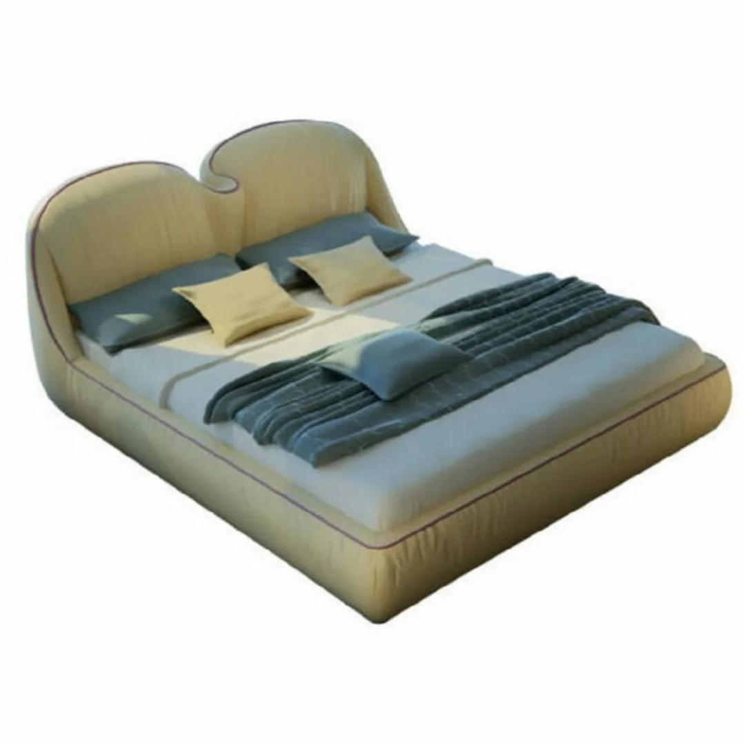 JVmoebel Bett Design Betten Leder Bett Doppel Luxus Ehe Modernes Hotel Gest günstig online kaufen