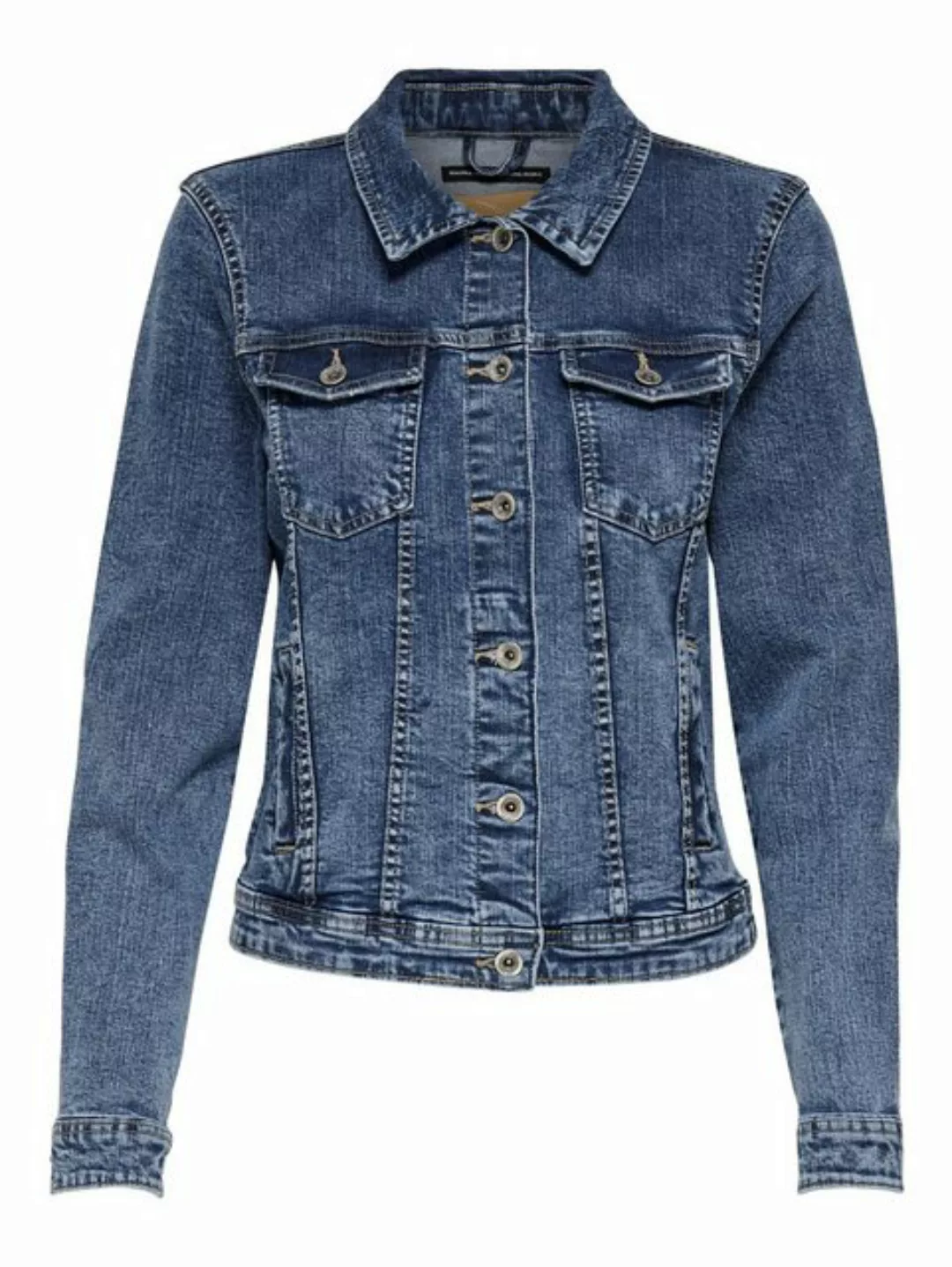 ONLY Jeansjacke "ONLTIA DNM JACKET MB BEX02 NOOS", in leichter Used-Waschun günstig online kaufen